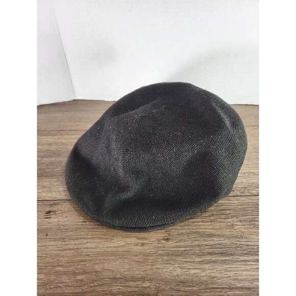 Vintage Turtle K Black Flat Hat Paperboy‎ Hat Cap - Picture 1 of 3